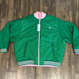 Adidas reversible original 70’s bomber jacket coat